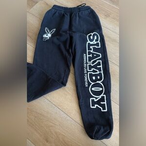 Slayboy Men's Black Joggers
